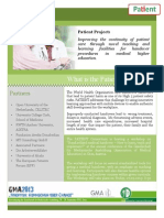 Flyer of the PATIENT Project