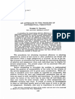 Brogden (1946) - Differential Prediction PDF