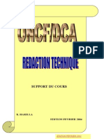 Support Rédaction D'un Rapport Technique