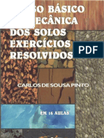 Livro Curso Básico de Mecânica dos Solos (Exercícios Resolvidos) - Carlos de Sousa Pinto)
