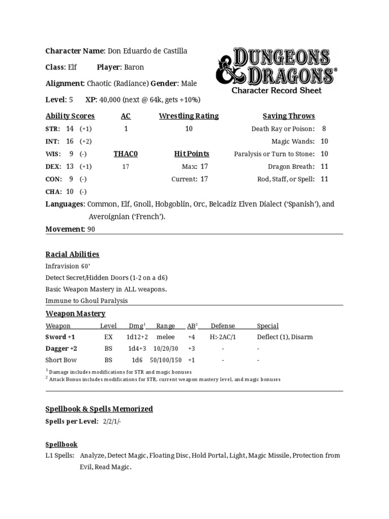 STR: Int: Wis: Dex: Con: Cha | PDF | Leisure