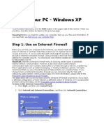 Protect Your PC - Windows XP: Step 1: Use An Internet Firewall