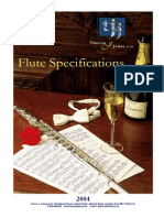 Flute Specs