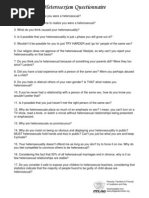 Heterosexism Questionnaire