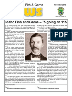 History at A Glance - 75th Idaho Fish and Game Celebration