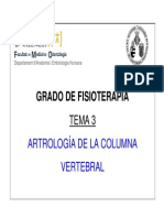 Fisioterapia Ixtema 03xartrologia de La Columna Vertebral