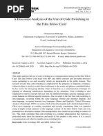 Download Sociolinguistic analysis by Bagas Tirangga SN182504319 doc pdf