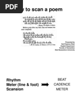 Rhythm, Meter, and Scansion Made Easy