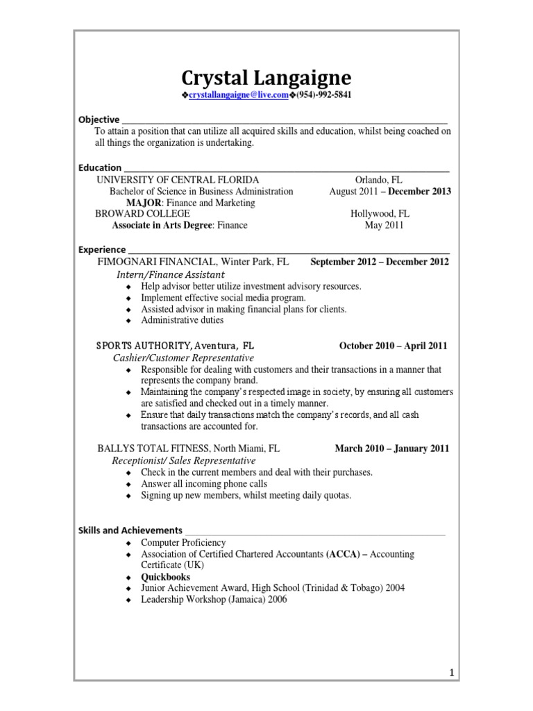 Example of a Fake CV Template | PDF | Career & Growth | Business