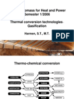 Biomass For H&P - Gasification