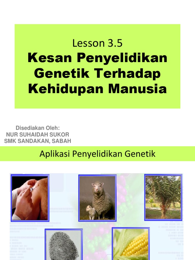 Penyelidikan Genetik Pdf