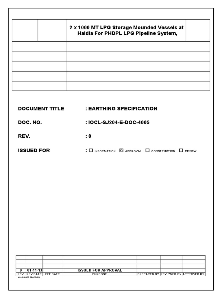 Earthing Specification | PDF | Technology & Engineering