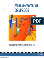 Signal Measurements For Gsm/Edge: Using The YBT250 Transmitter Testing Tool