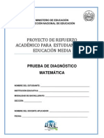 Prueba Diagnostica Matematica