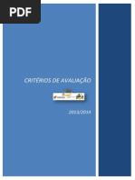 Critérios de Avaliação 2013_2014