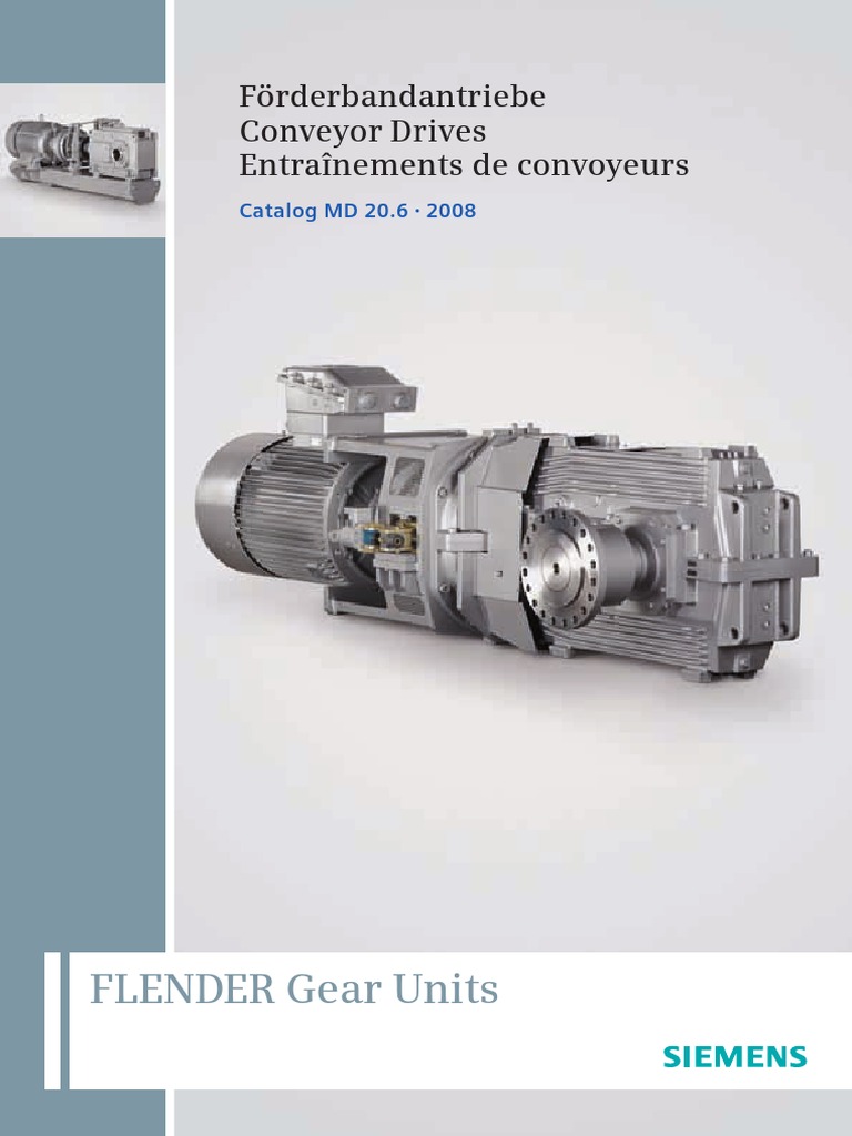 Flender Gear Units.pdf Gear Engines