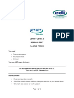 JETSET Level 5 Reading SAMPLE PDF