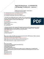 CCNP Final Exam PDF