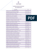 Lista Seleccionadas Pre-Kinder 2014