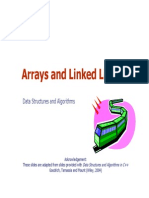 Arrays and Linked Lists: Data Structures and Algorithms