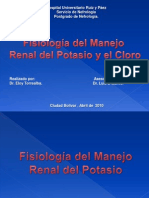 Fisiología Del Manejo Renal Del Potasio y El Sodio