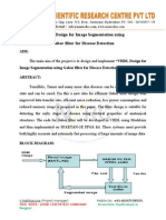 VHDL Design For Image Segmentation Using Gabor Filter For Disease Detection