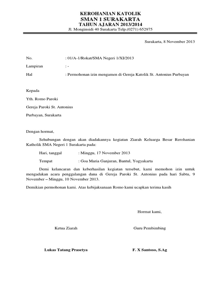 Surat Izin Ngamen Pdf