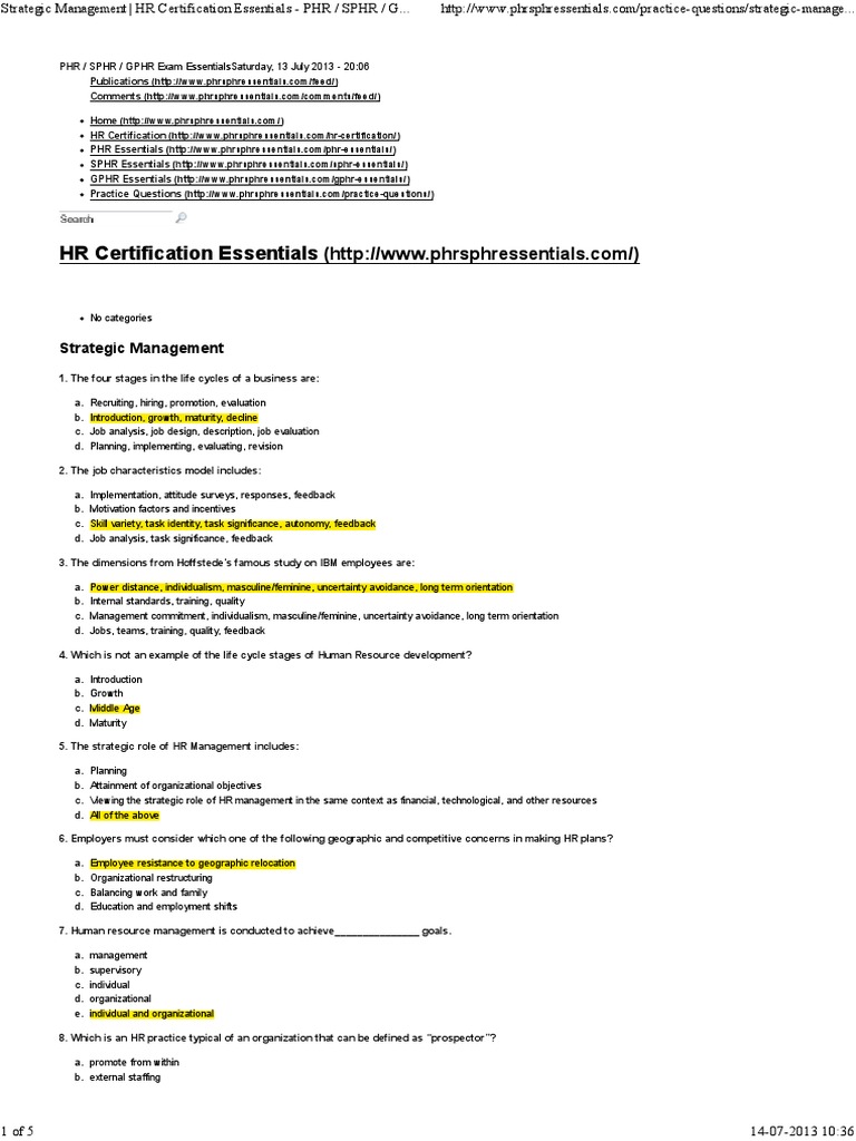 SPHR PDF