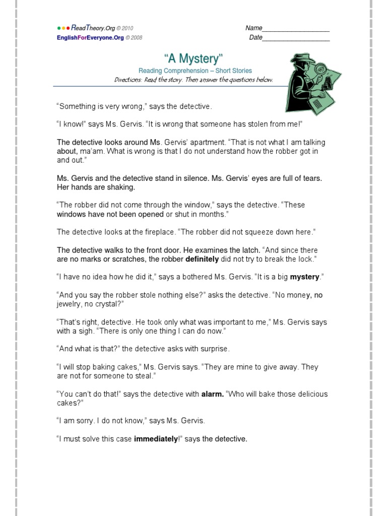 A Mystery PDF | PDF | Mystery, Thriller & Crime Fiction