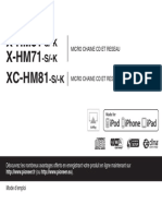 Pioneer Manuel Microchaine X-HM81-K PDF