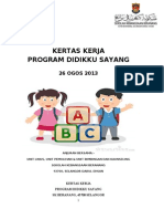 Kertas Kerja Program Didiku Sayang