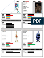 Character stats and abilities