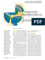 Paul Streeten - Integración, Interdependencia y Globalización