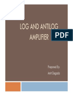 Log and Antilog Amplifier PDF