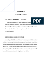 Chapter - 1: Introduction To Finance