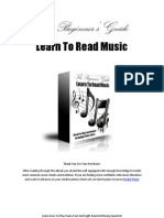 Beginner's Guide to Read Music