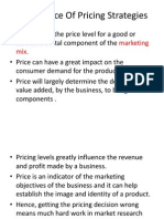 Pricing Strategies MBA
