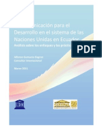 54727446 La Comunicacion Para El Desarrollo en El Sistema de Las Naciones Unidas en Ecuador