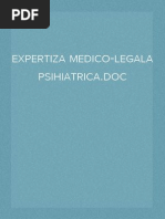 Expertiza Medico-Legala Psihiatrica