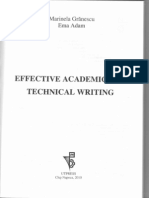 Effective Academic and Technical Writing - Marinela Granescu