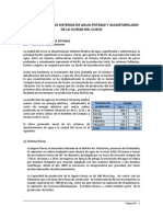 Descripcion de Los Sistemas de Agua Potable y Alcantarillado de La Ciudad Del Cusco