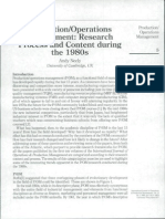 Production,Operations management_Research process and content during the 1980s.pdf
