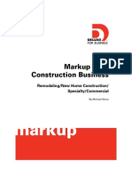 Markup: Markup For A Construction Business