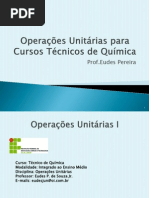 OPERAÇÕES UNITÁRIAS I
