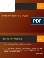 Positioning in Building Brand Equity