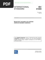 International Standard: Round Wire Concentric Lay Overhead Electrical Stranded Conductors