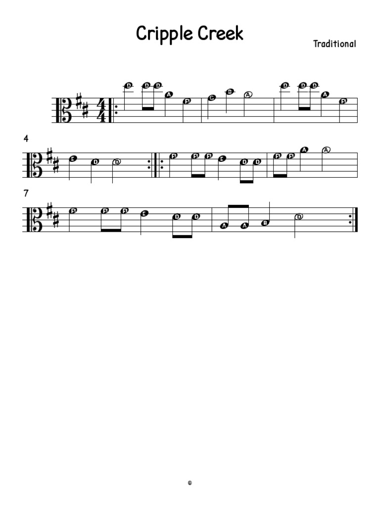 Cripple Creek Easy Viola