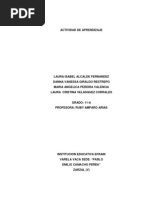 Actividad de Aprendizaje