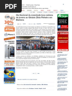 SiteBarra » Dia Nacional da Juventude leva centena de jovens ao Ginásio Zilda Pinheiro em Mantena