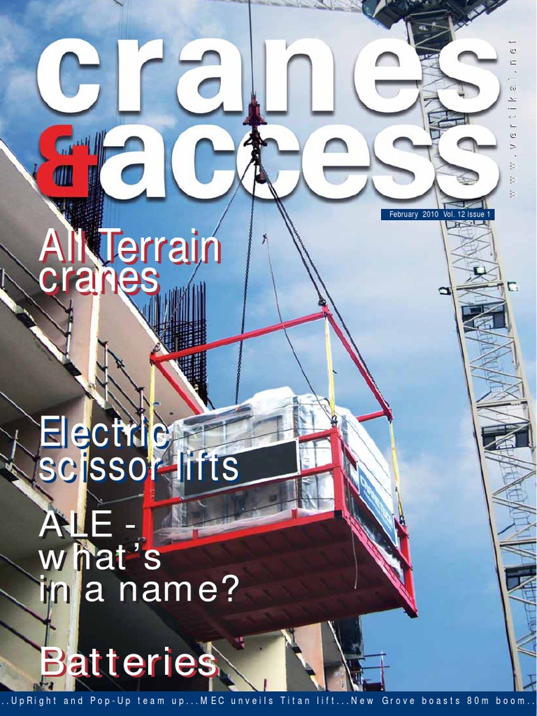 Crane And Access Magazine February 10 Vol 12 Issue 1 Pdf Crane Machine Elevator